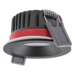 Ledvance LED  SPOT FIRE RATED Aluminium  8W 680lm 36D - 930 Warm White | Cutout 68mm - IP65 - Best Colour Rendering -  Dimmable