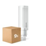 Multipack 9x Philips CorePro PL-C LED 5.9W 660lm - 840 Cool White | 2-Pin - Replaces 13W