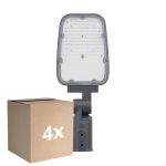 Multipack 4x Ledvance LED Streetlight Area Value Small SPD Aluminium Grey 30W 3900lm 160x58D - 730 Warm White | |  IP66 - Symmetrical 