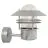 Nordlux Blokhus Wall Light Steel and Glass Grey | IP54 - Motion and Light Sensor - Suitable for E27