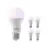 Multipack 5x Calex Smart Tuya Wifi E27 Pear 8.5W 806lm - 822-840 Tunable White | RGBW - Dimmable - Replaces 60W