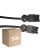 Multipack 50x Noxion GST - Compatible Extension Cable Black - Male + Female - 5m - 3 pole 1,5mm2