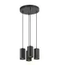 SLV Asto Aluminium Black | Suitable for 4x GU10