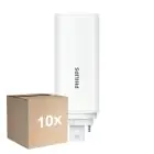 Multipack 10x Philips CorePro PL-T LED Bulb HF 9W - 840 Cool White | 4-Pin - Replaces 26W